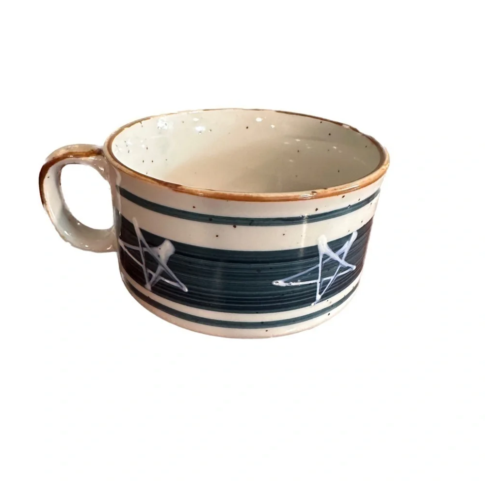 Otagiri Japan Stoneware Mug Stars Soup Mig Vintage